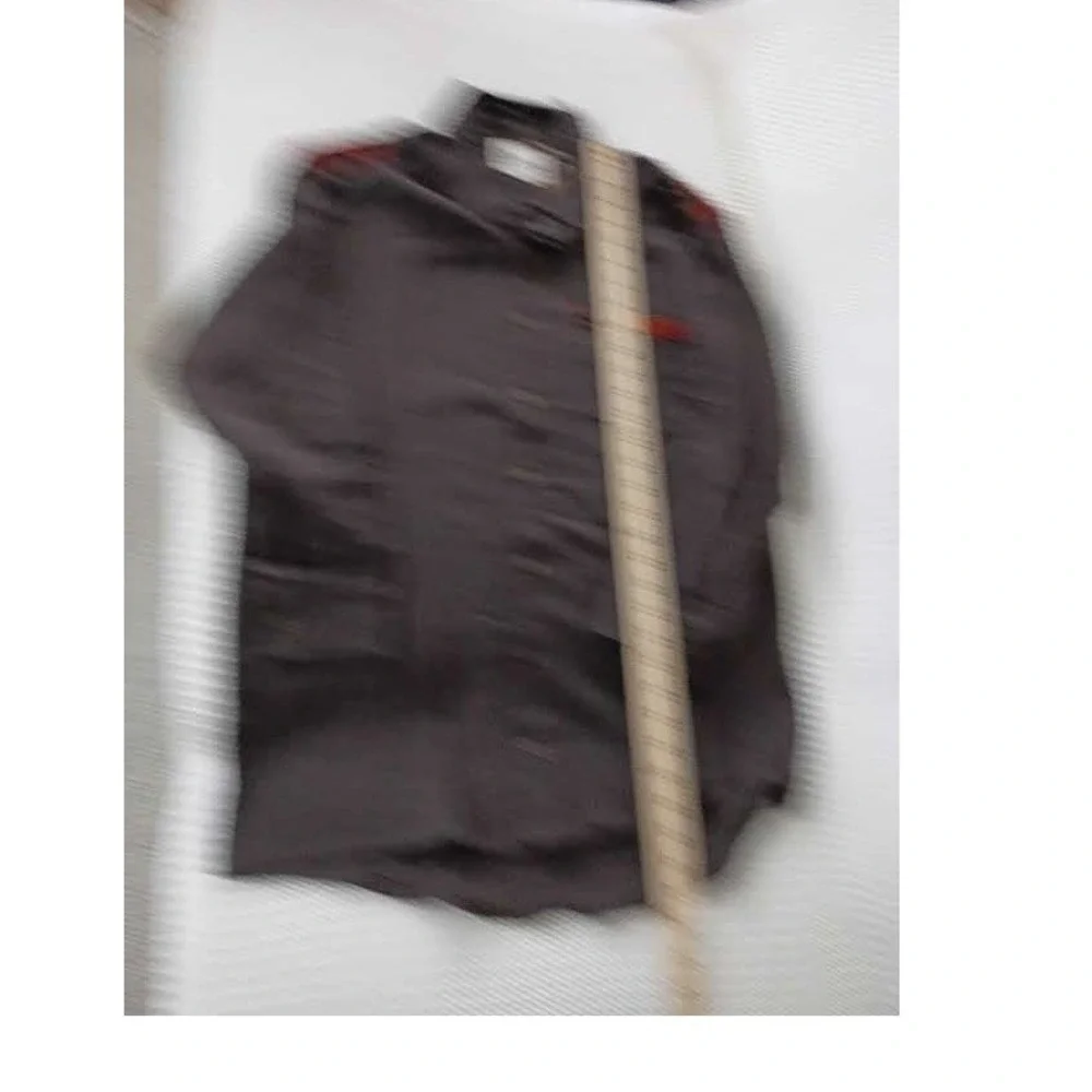 Rhea‎ Mens XL Brown 100% Cotton Boho Southwestern Embroidered Button Down Shirt